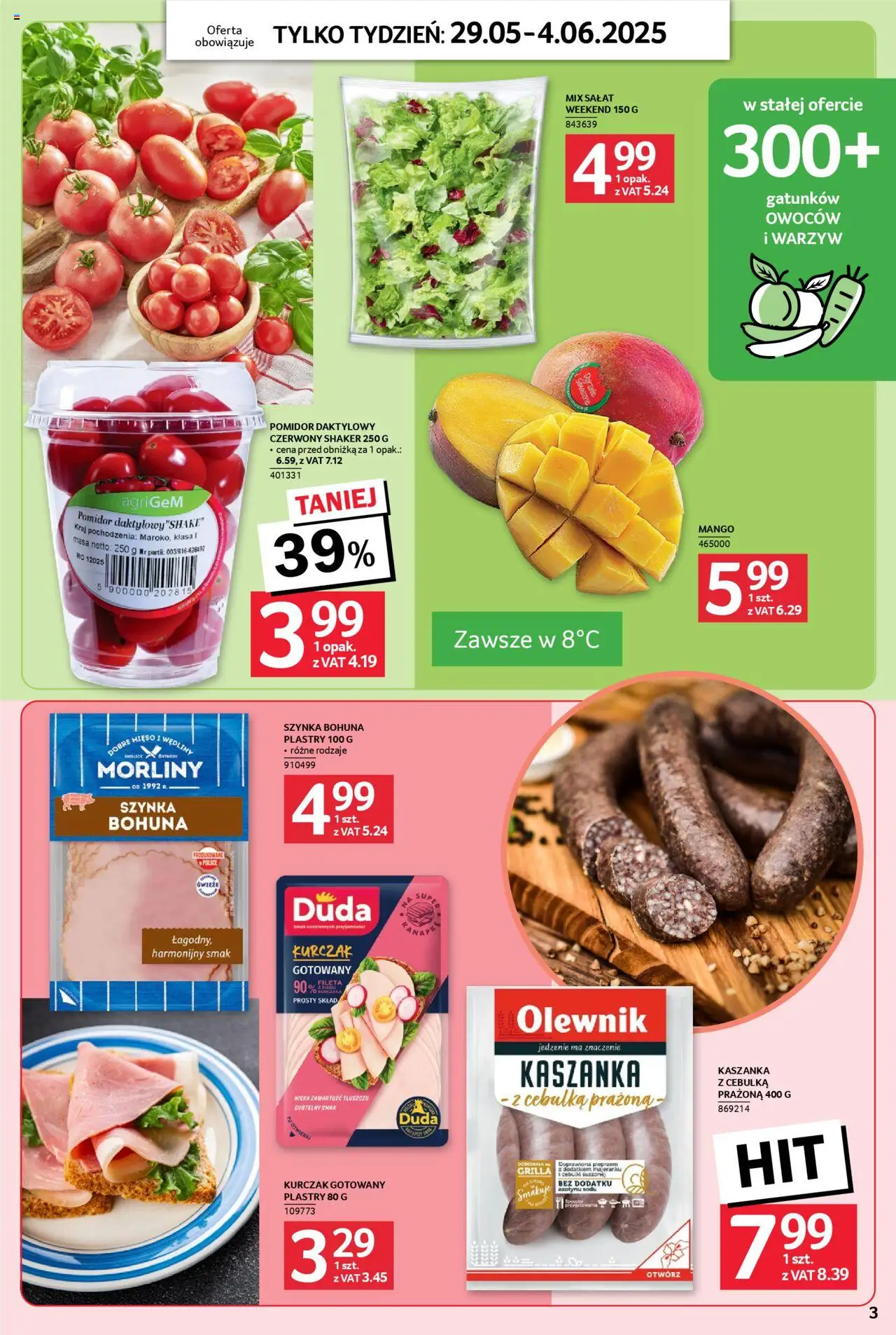 Selgros cash&carry Gazetka - Jeszcze więcej super promocji od 29.05.2025 | Strona: 3 | Produkty: Mięso, Szynka, Cebulka prażona, Wędliny