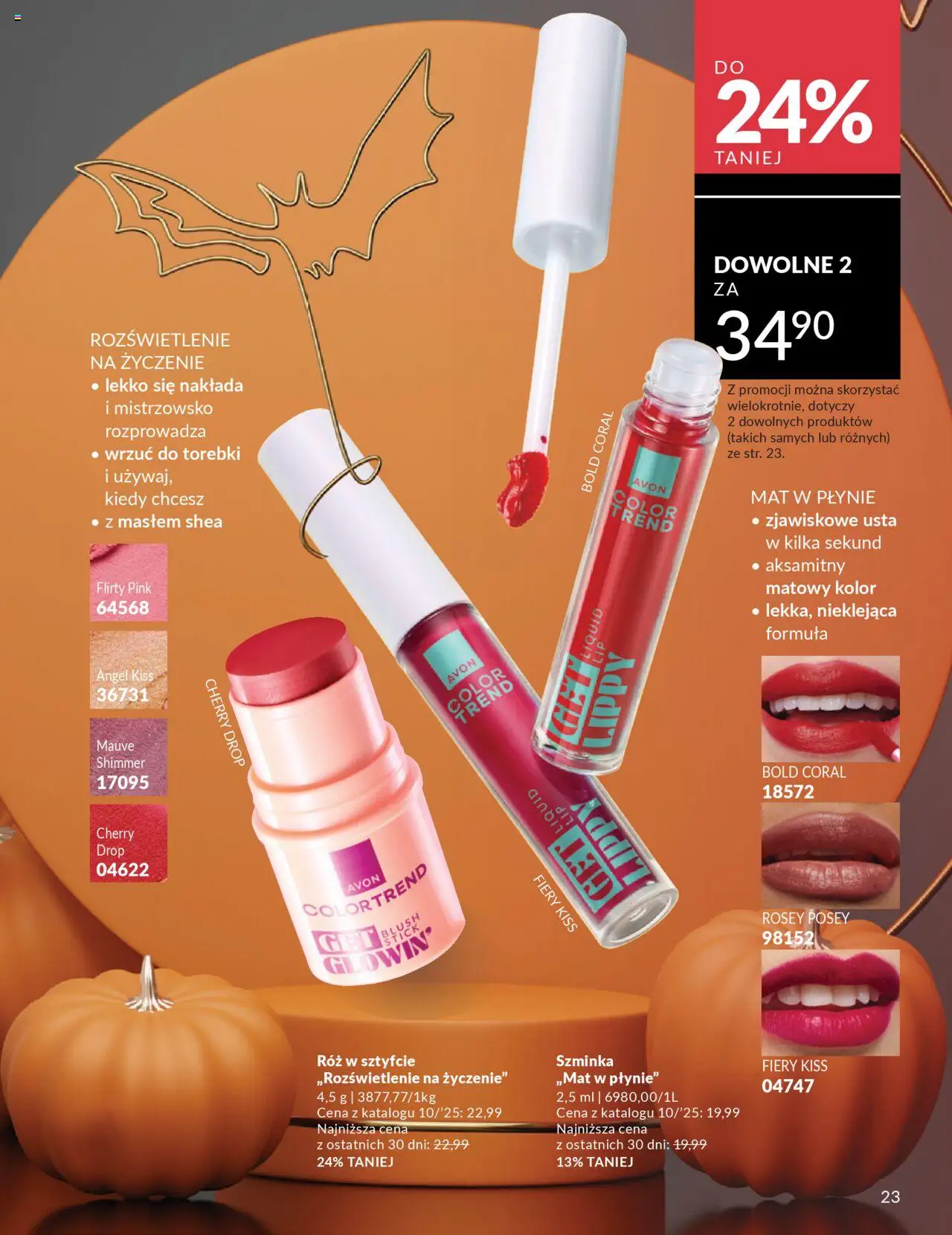 Avon Katalog Halloween od 16.10.2025 | Strona: 23