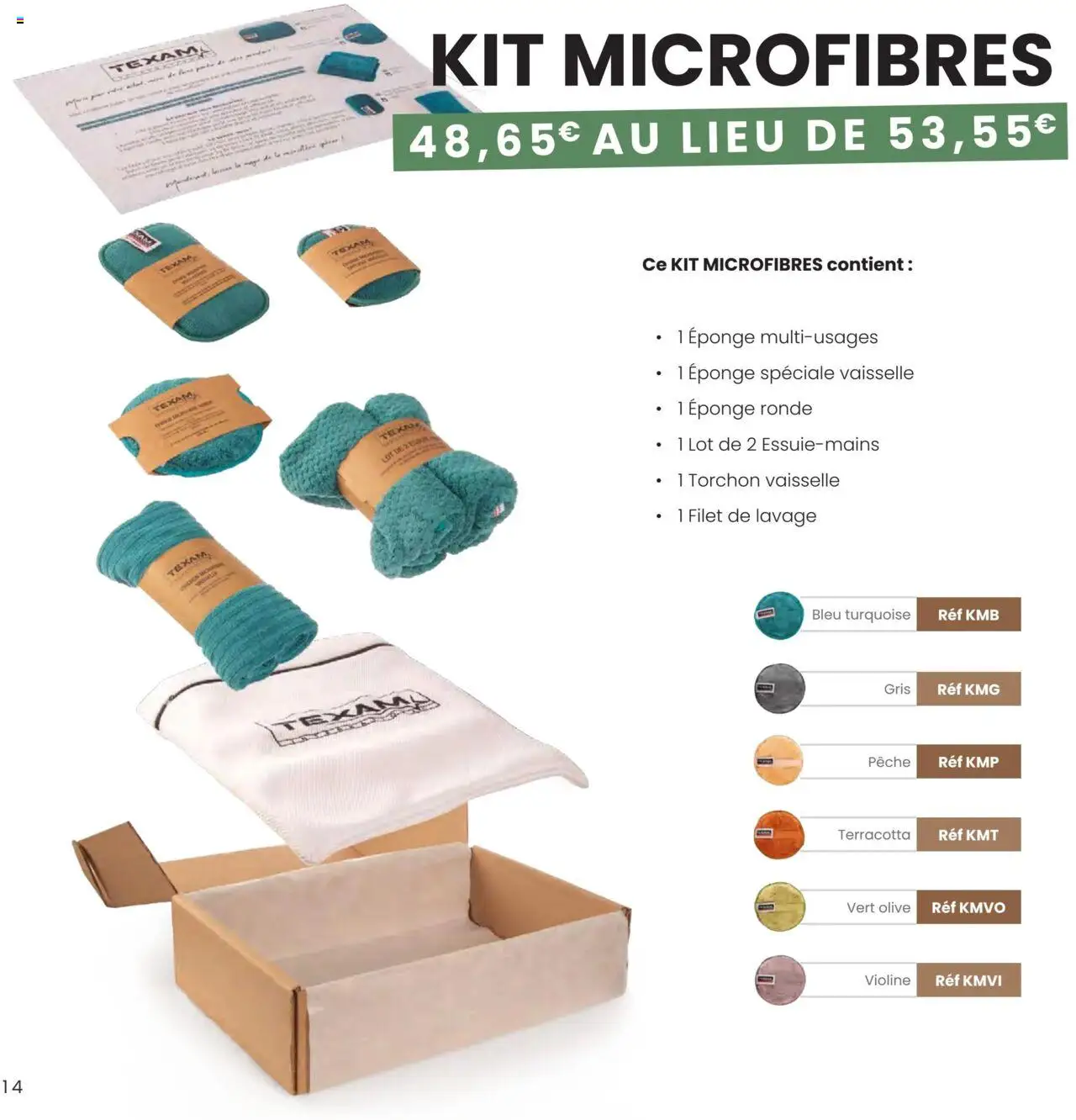  | Page: 14 | Produits: Torchon, Olive, Pêche, Eponge