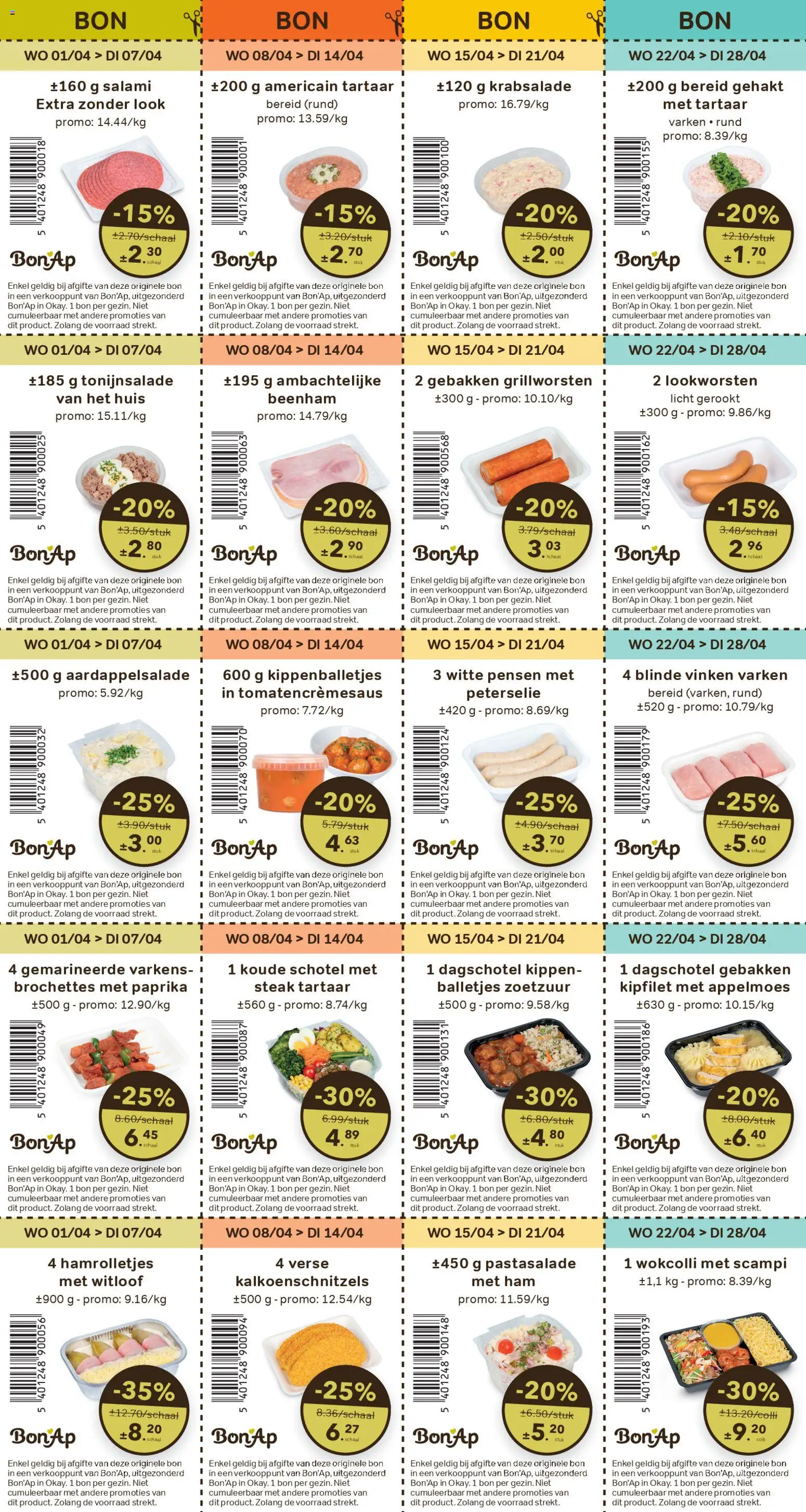{H1} | Pagina: 12 | Producten: Gehakt, Scampi, Kész piskótalap, Schaal
