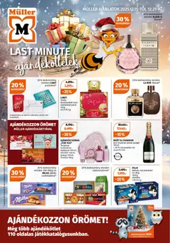 Müller Akciós újság - amely érvényes a következő dátumtól: 15.12.2025