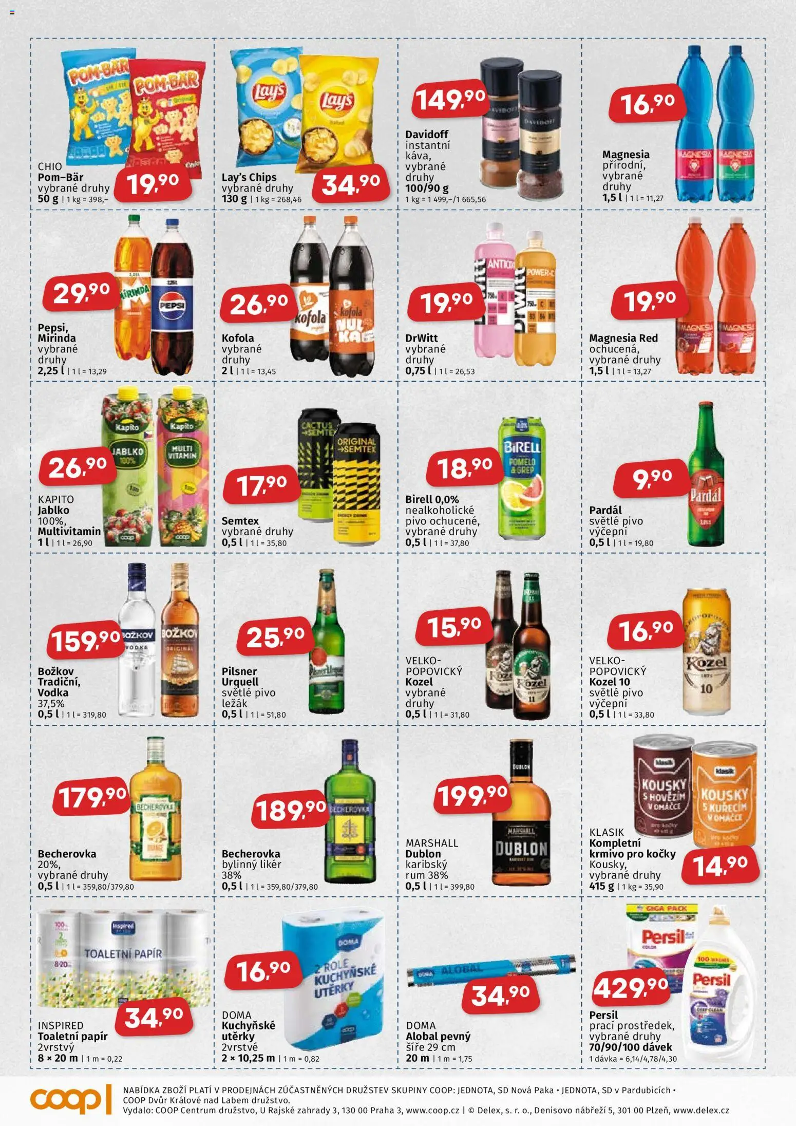 Coop leták - Jihočeský region od 25.03.2026 | Strana: 4 | Produkty: Birell, Pivo, Utěrky, Alobal