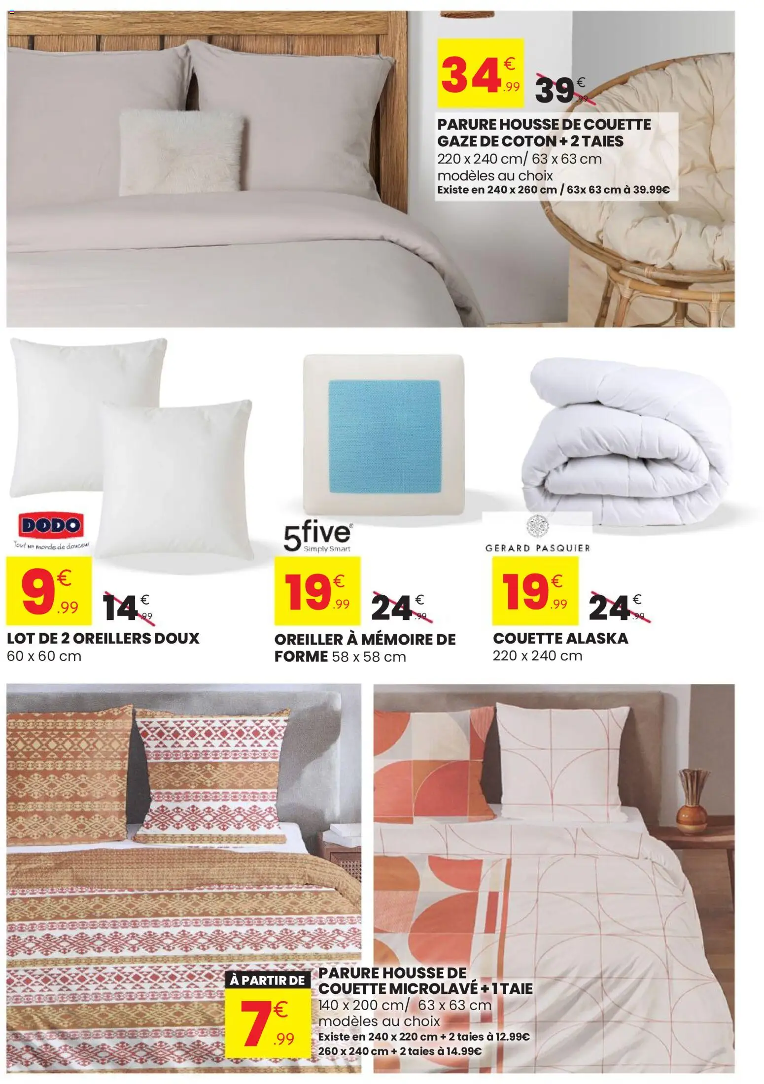 {H1} | Page: 3 | Produits: Coton, Oreiller, Housse de couette, Couette