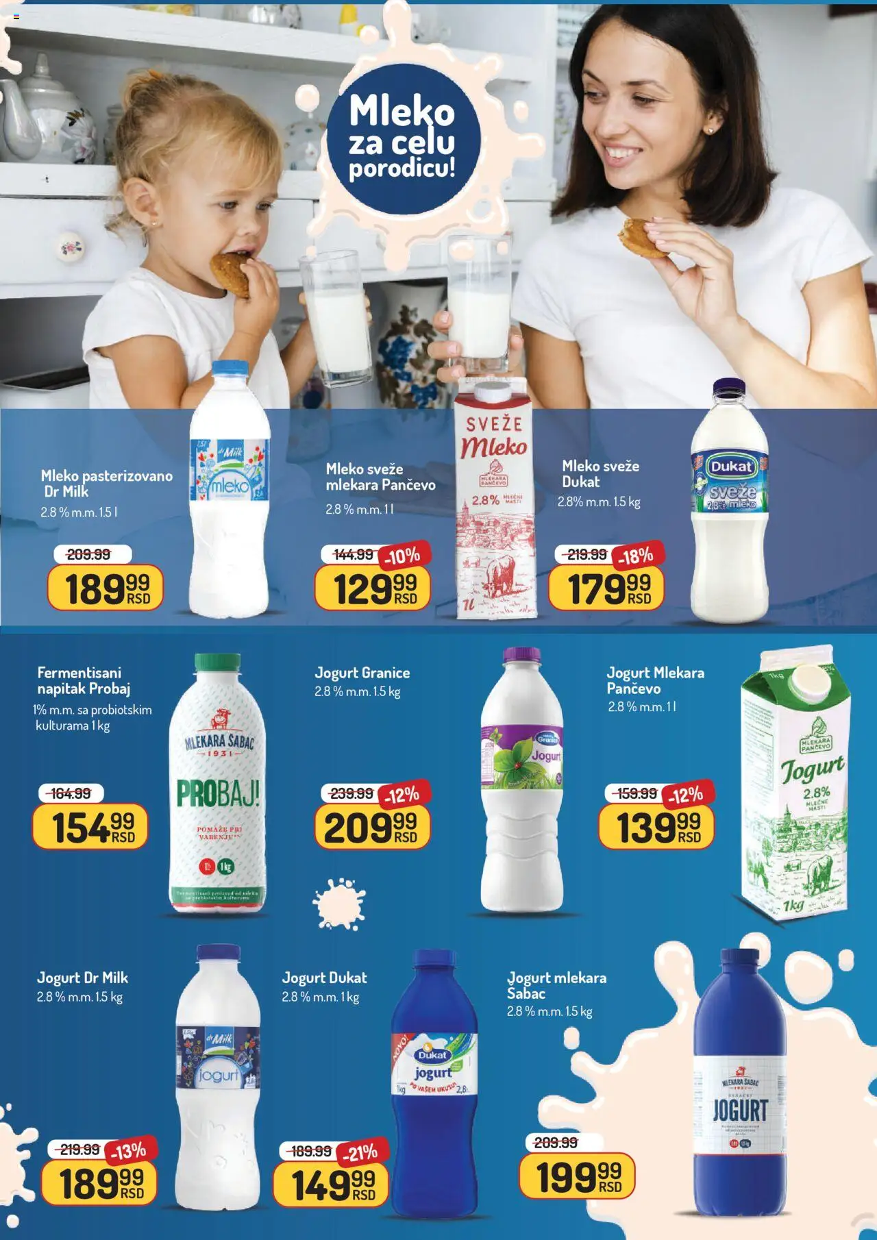 Aman katalog - važi od 29.09.2025 | Strana: 13 | Proizvode: Sveže mleko, Mleko, Jogurt