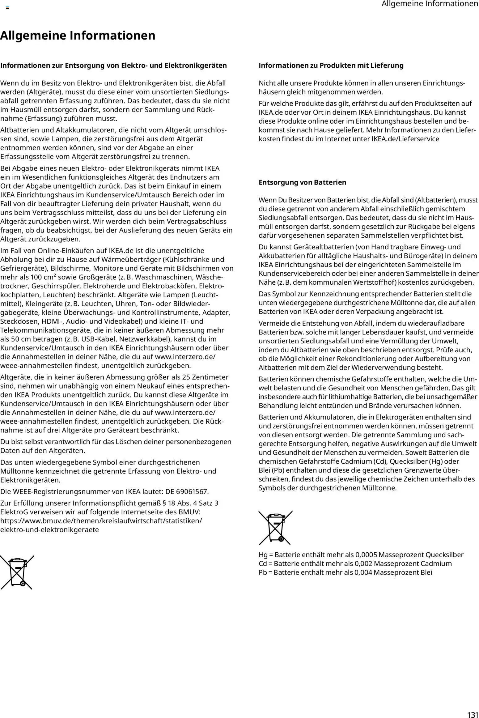 Ikea Küchen  – gültig ab 02.01.2026 | Seite: 131 | Produkte: Batterien, Batterie, Audio