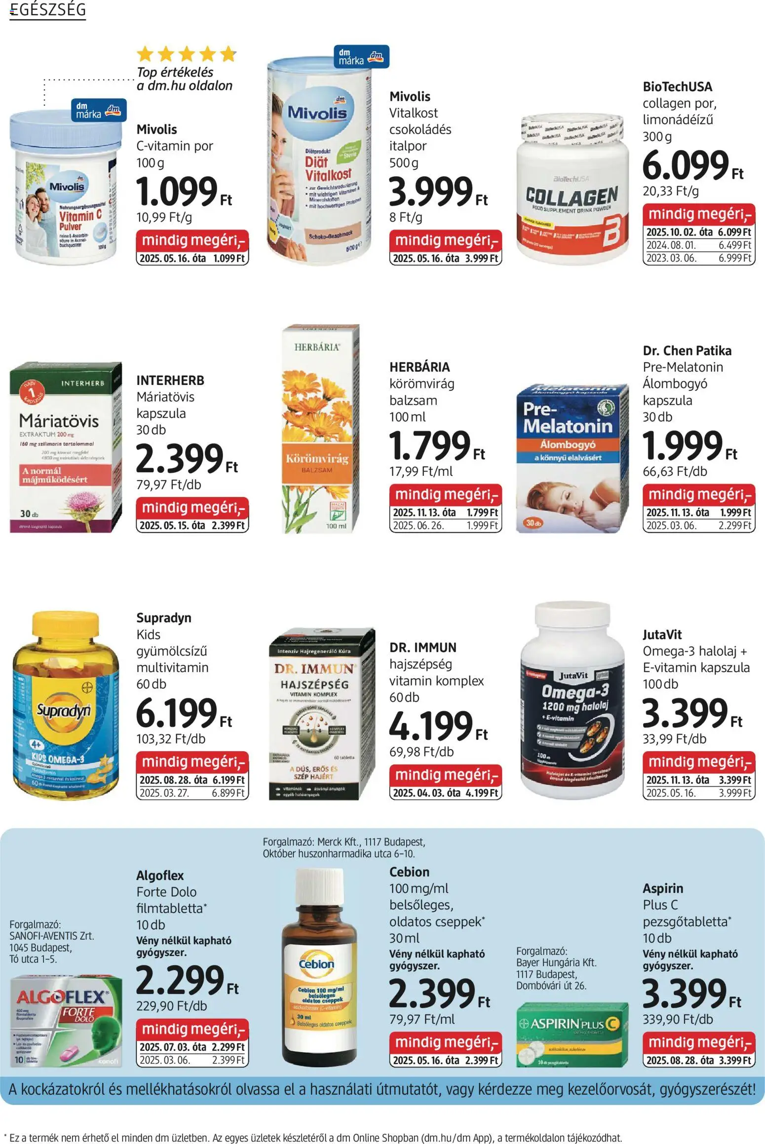 DM Drogerie Markt akciós ujság - amely érvényes a következő dátumtól: 13.11.2025 | Oldal: 18 | Termékek: Tablet, Vitamin c, Multivitamin, Italpor