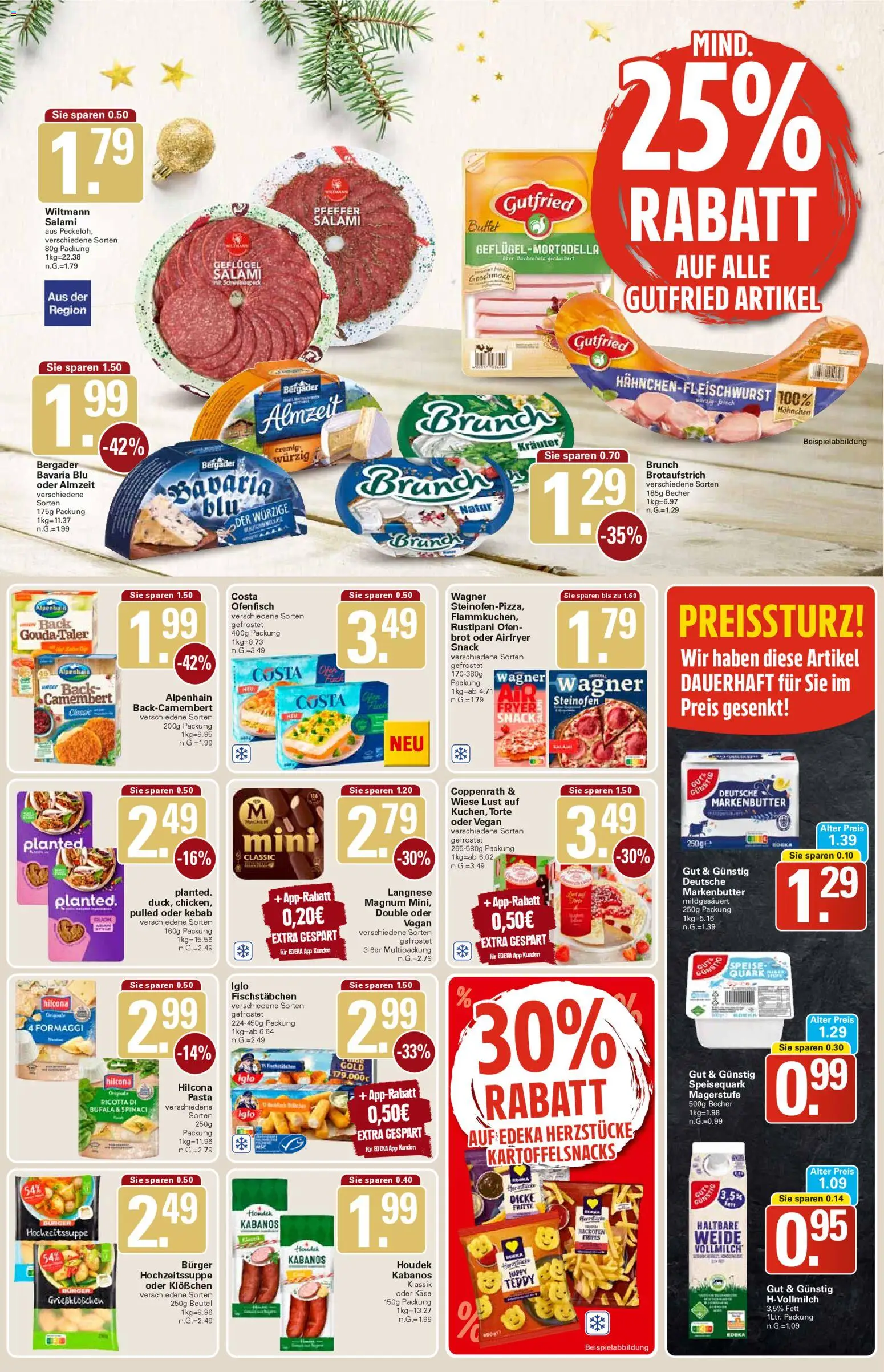 WEZ Prospekt – gültig ab 01.12.2025 | Seite: 7 | Produkte: Ofen, Langnese, Quark, Iglo