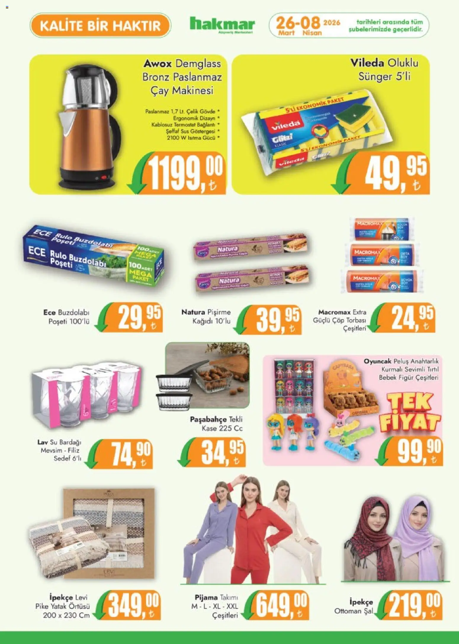 🛍️ Hakmar Katalog, 26 Mart 2026 itibariyle » Özel fırsatları keşfedin ve bugün tasarruf edin! 💰 | Türkiye