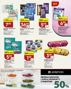 Pogląd oferty "Chata Polska gazetka" - ważna od 12.03.2026 | Strona: 19 | Produkty: Rolki, Karma dla psa, Finish, Kapsułki do zmywarki