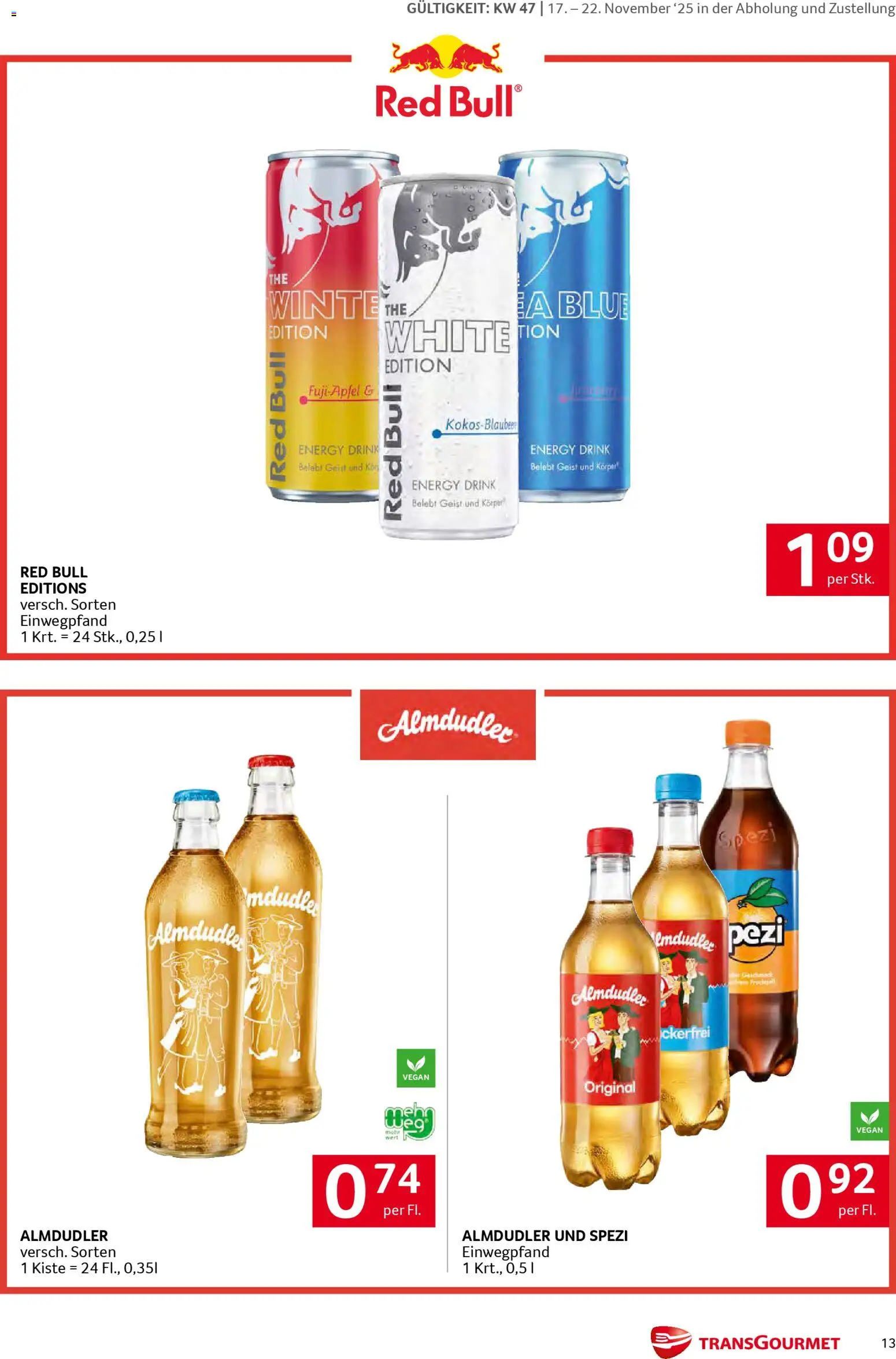 Transgourmet Markenfestwoche gültig ab 17.11.2025 | Seite: 13