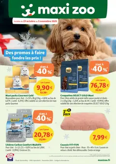 Maxi ZOO - Prévisualisation de Maxi ZOO catalogue valide à partir de 29.10.2025