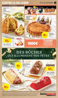 Intermarché - Prévisualisation de BÜCHE CRÈME AU BEURRE CHOCOLAT 6 PARTS, 500 g - Offre valable sur d'autres produits valide à partir de 16.12.2025 | Page: 21