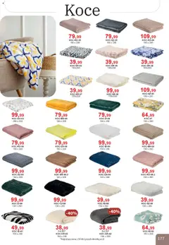 Pogląd oferty "Bodzio Katalog" - ważna od 01.10.2025 | Strona: 177 | Produkty: Koce