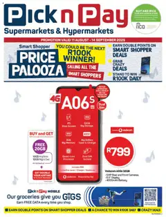 Preview of Pick n Pay specials valid from 11.08.2025