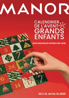 Manor Aktionen Calendrier de L'Avent ab 01.12.2025 gültig