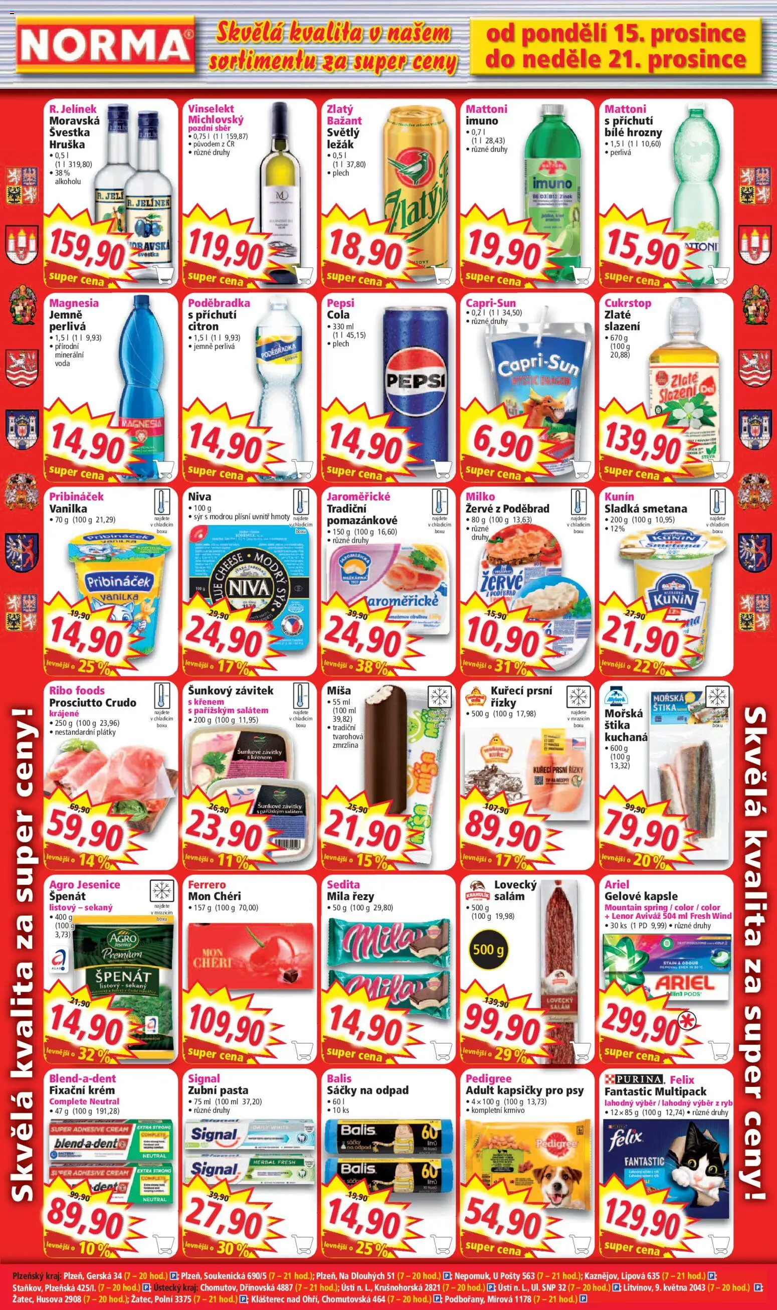 Norma leták od 15.12.2025 | Strana: 6 | Produkty: Aviváž, Smetana, Magnesia, Mila
