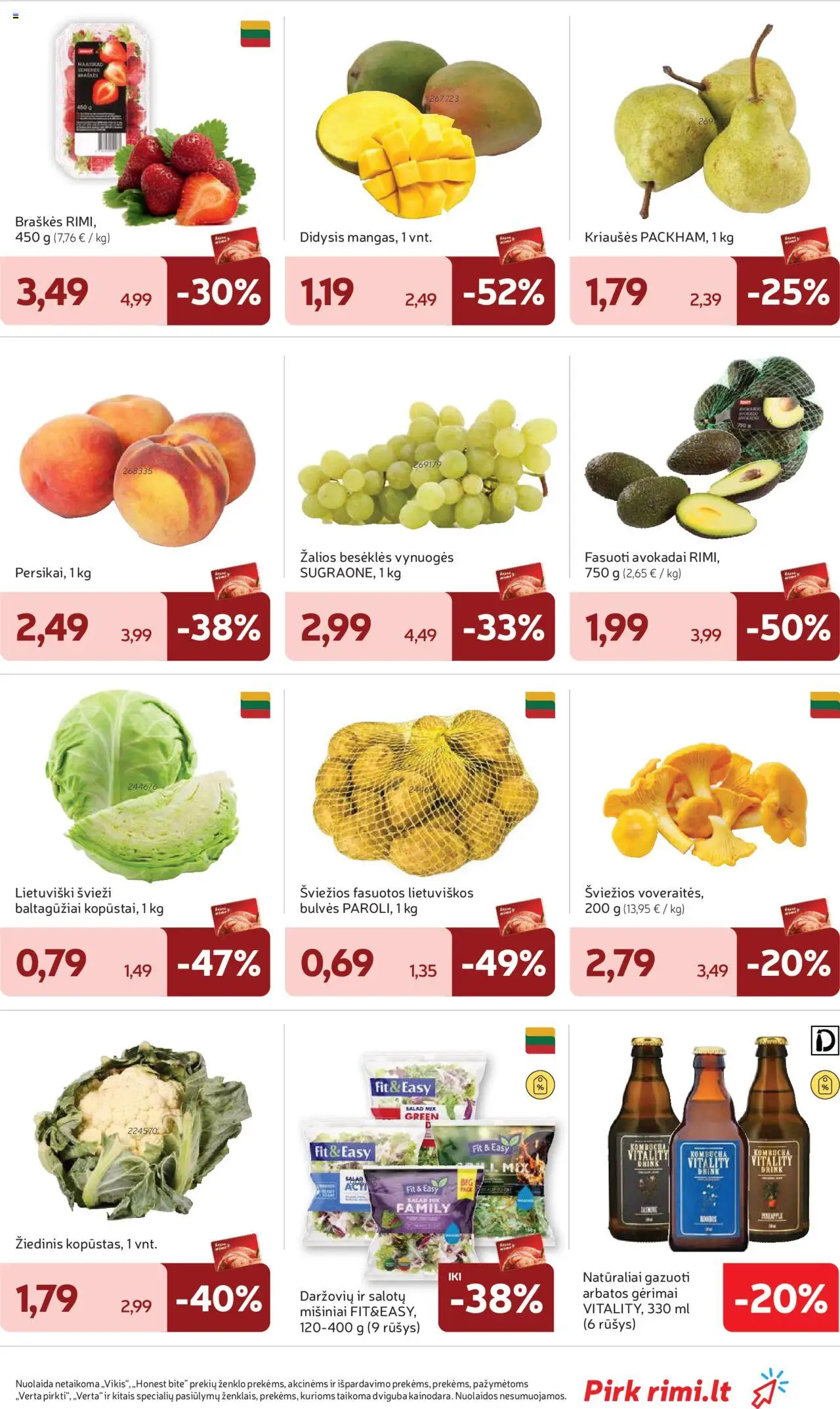 Rimi leidinys│galioja nuo 05.08.2025 | Puslapis: 13 | Prekių: Avokadai, Bulvės, Vynuogės, Braškės