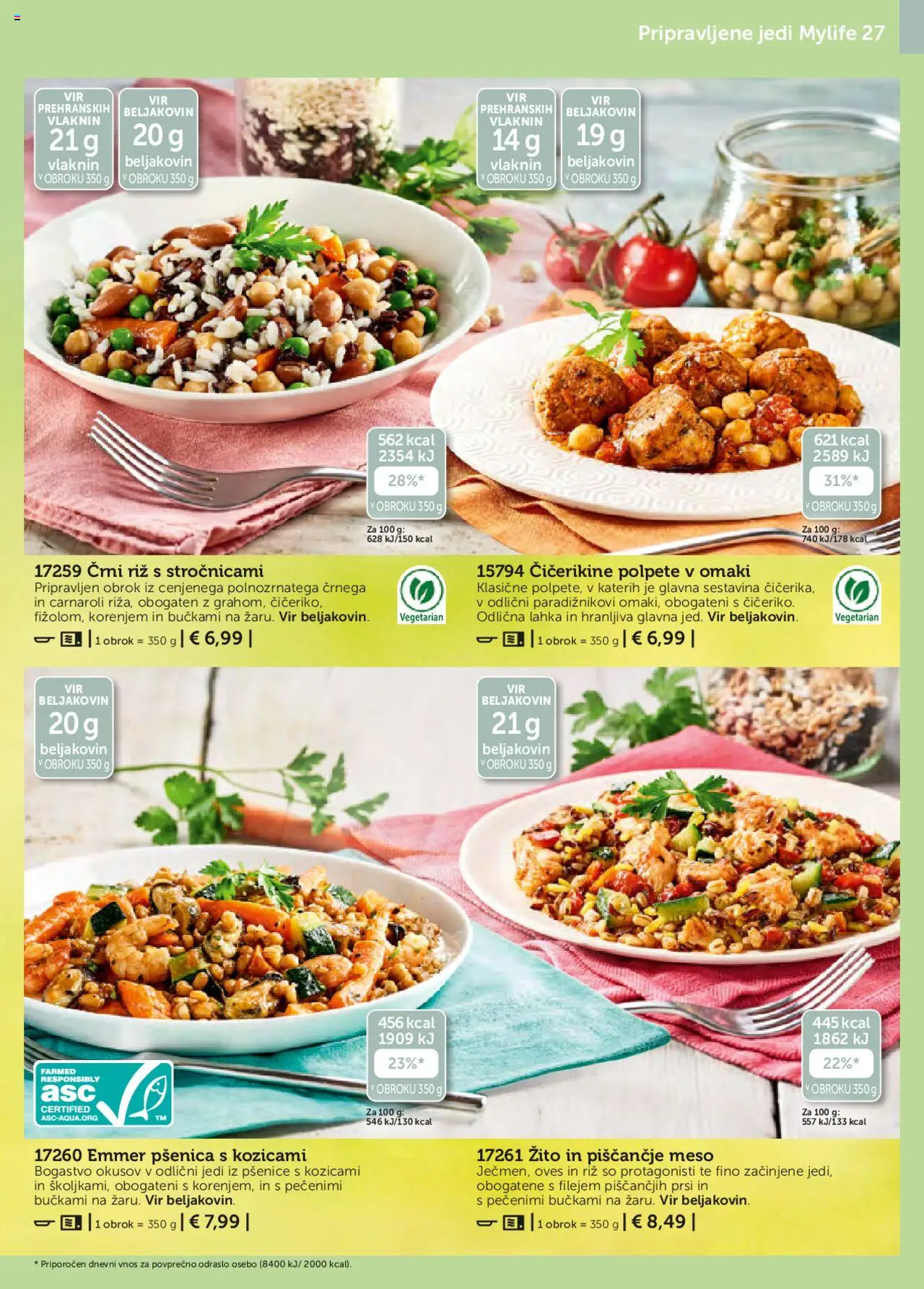 Novi Bofrost katalog ponudbe – veljaven od 01.05.2025 | Stran: 27 | Izdelki: Piscancje meso, Riz