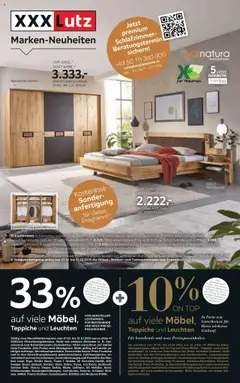 XXXLutz Schlafzimmer und Wohnraum ab 07.10.2025 gültig