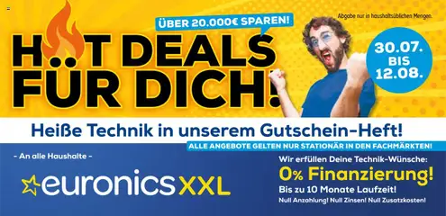 Euronics  Hot Deals gültig ab dem 30.07.2025