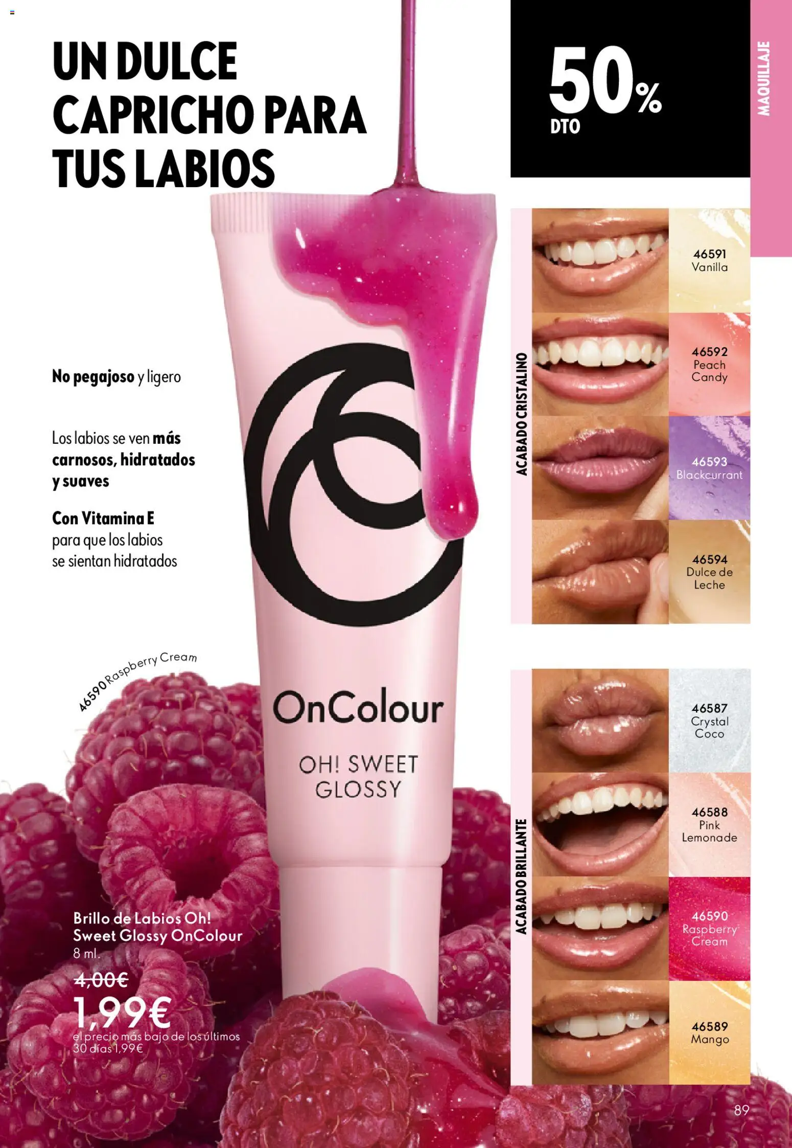 Oriflame - Catálogo Campaña 16 │ válido desde el 19.11.2025 | Página: 89 | Productos: Maquillaje, Brillo de labios, Leche, Ρούτερ