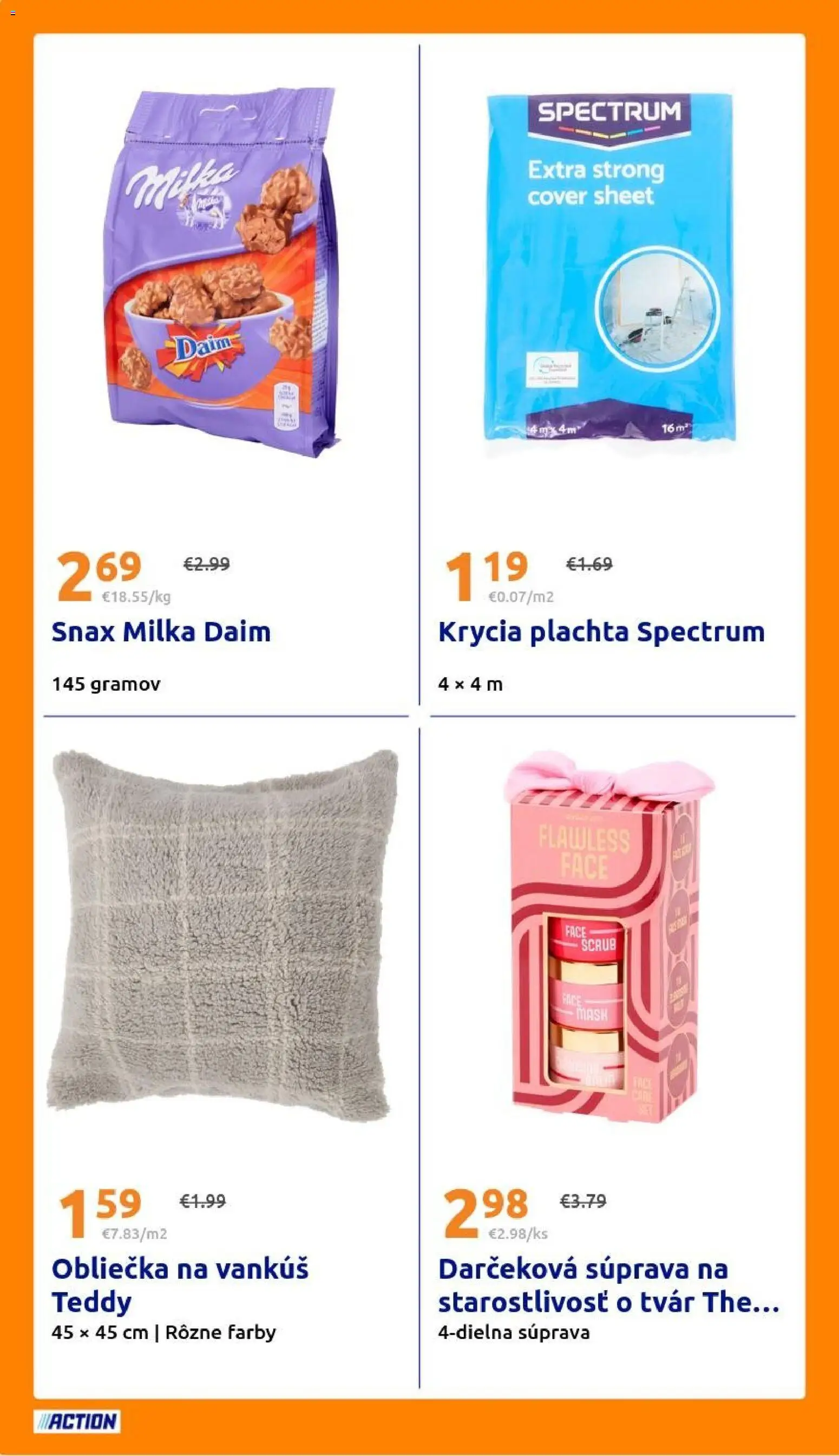 Nové Action akcie – leták je platný od 22.10.2025 | Strana: 20 | Produkty: Plachta, Vankúš