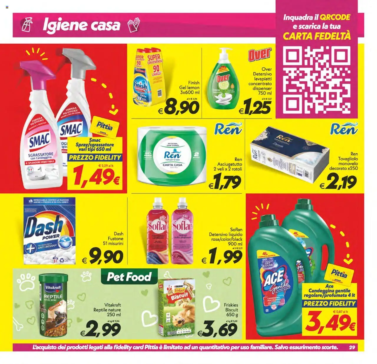 Volantino SuperConveniente del 20.06.2025 | Pagina: 29 | Prodotti: Candeggina, Sgrassatore, The, Asciugatutto