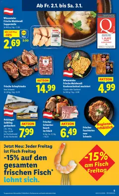 Lidl Flugblatt ab 02.01.2026 gültig | Seite: 7 | Produkte: Wurst, Fisch