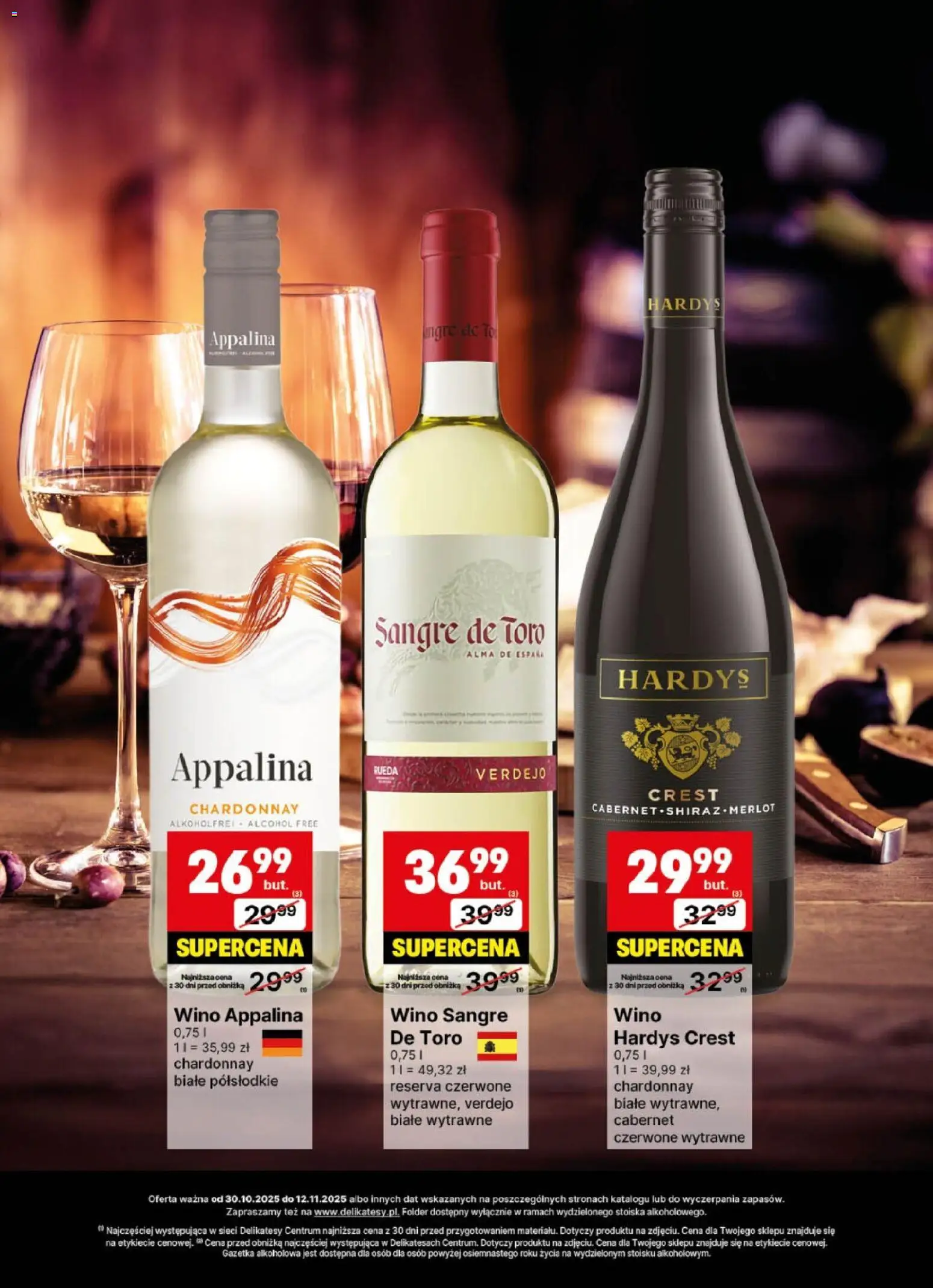 Delikatesy Centrum Gazetka - DeliBarek od 30.10.2025 | Strona: 2 | Produkty: Chardonnay, Delikatesy, Wino