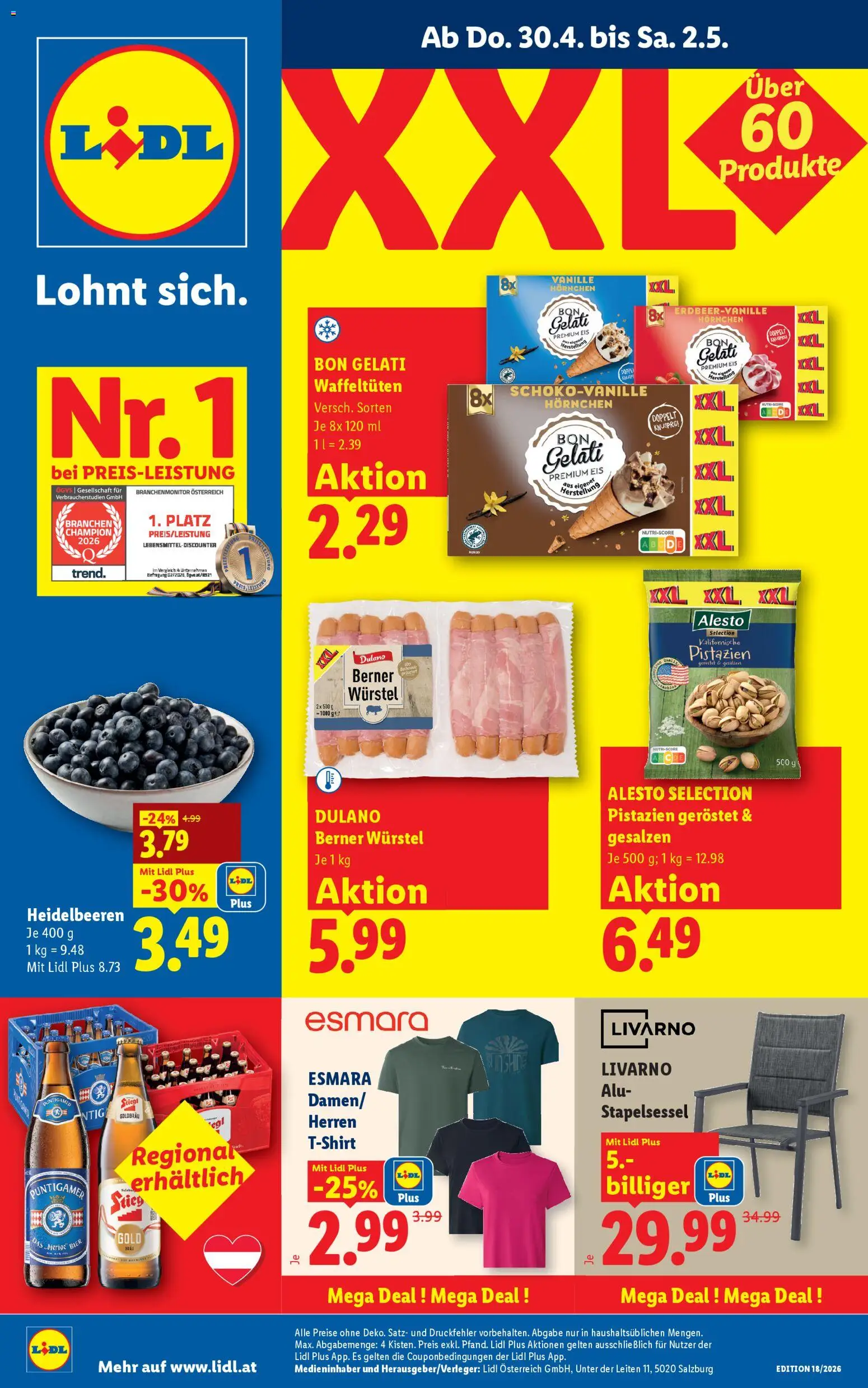 Lidl - Flugblatt gültig ab 30.04.2026 | Seite: 1