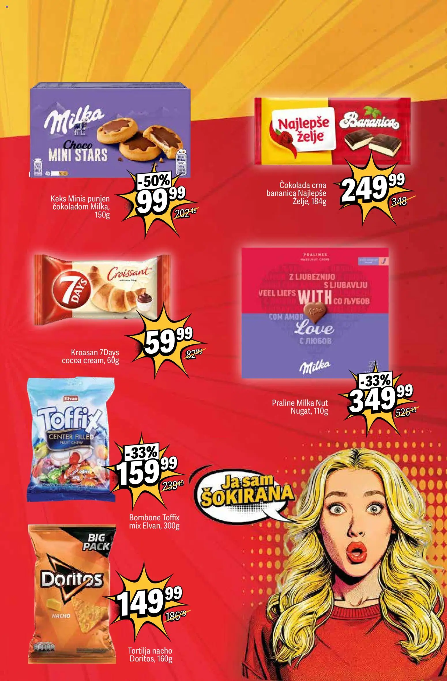 Maxi katalog - važi od 13.04.2026 | Strana: 7 | Proizvode: Milka, Tortilja, Praline, Čokolada