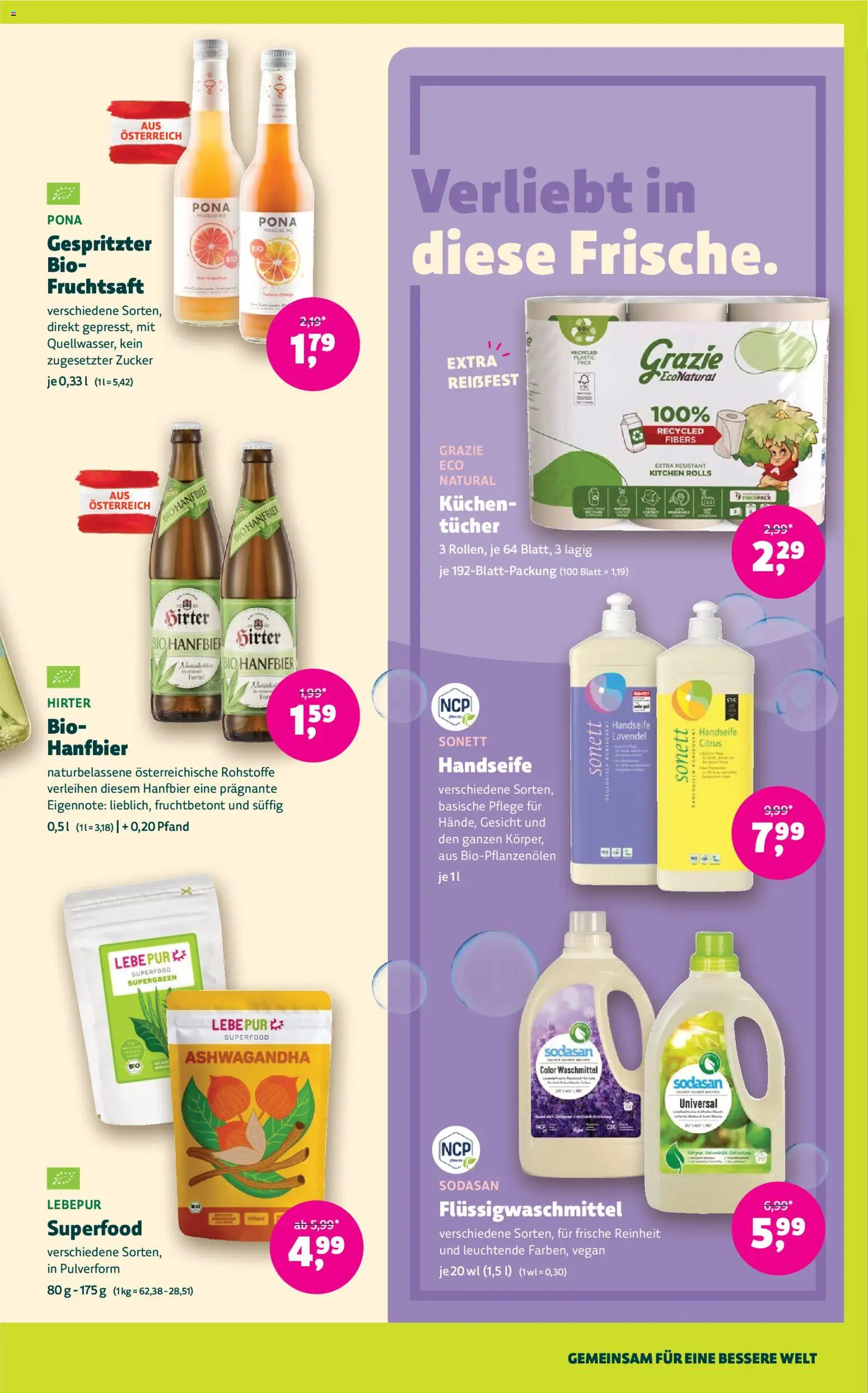 Denns BioMarkt Angebote gültig ab 22.04.2026 | Seite: 13 | Produkte: Zucker, Waschmittel