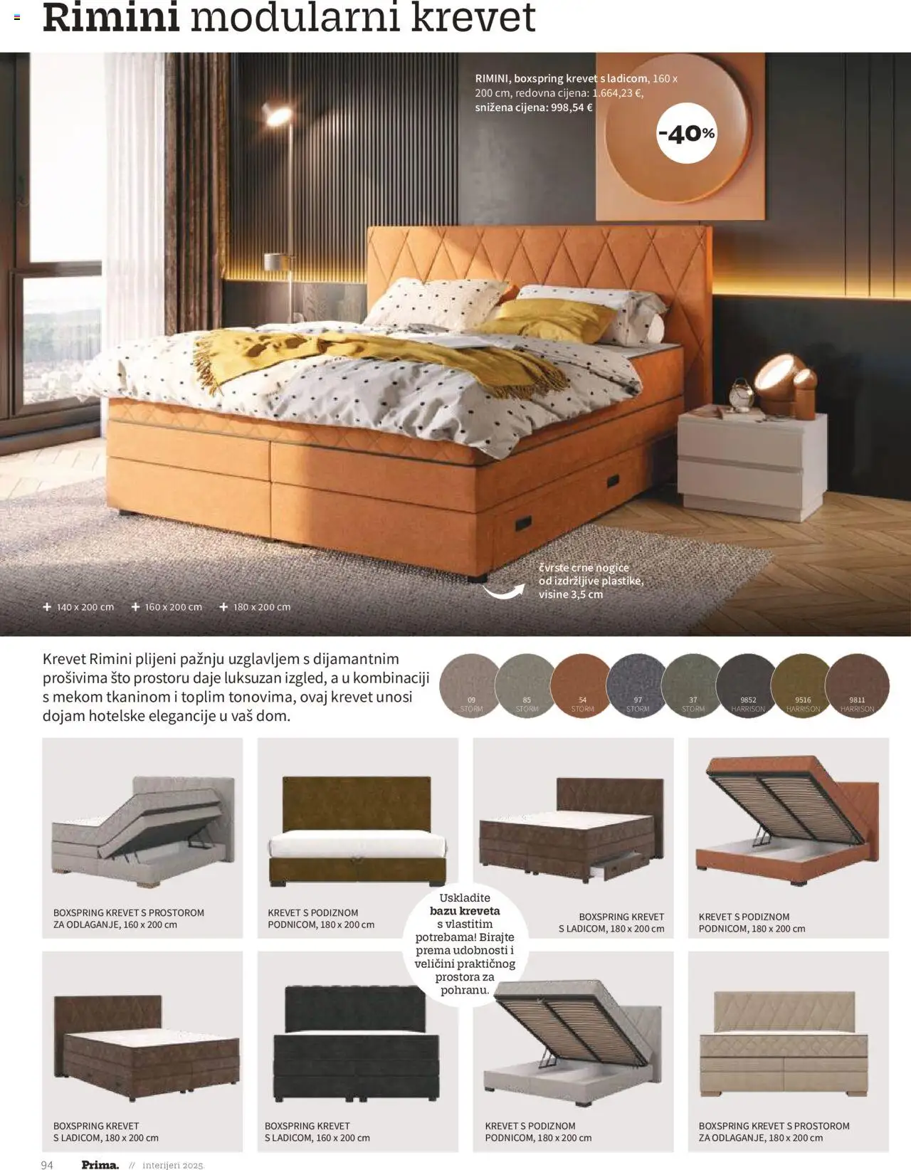 Prima katalog | vrijedi od 01.01.2025 | Stranica: 96 | Proizvodi: Krevet