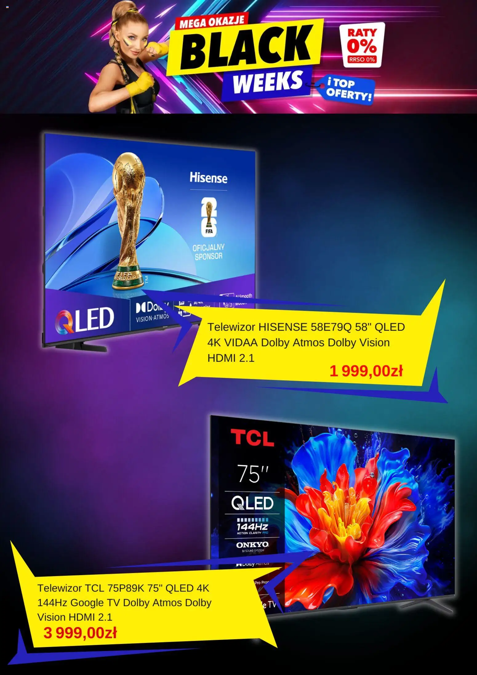 Mediaexpert Black Friday od 07.11.2025 | Strona: 2 | Produkty: Top, Telewizor