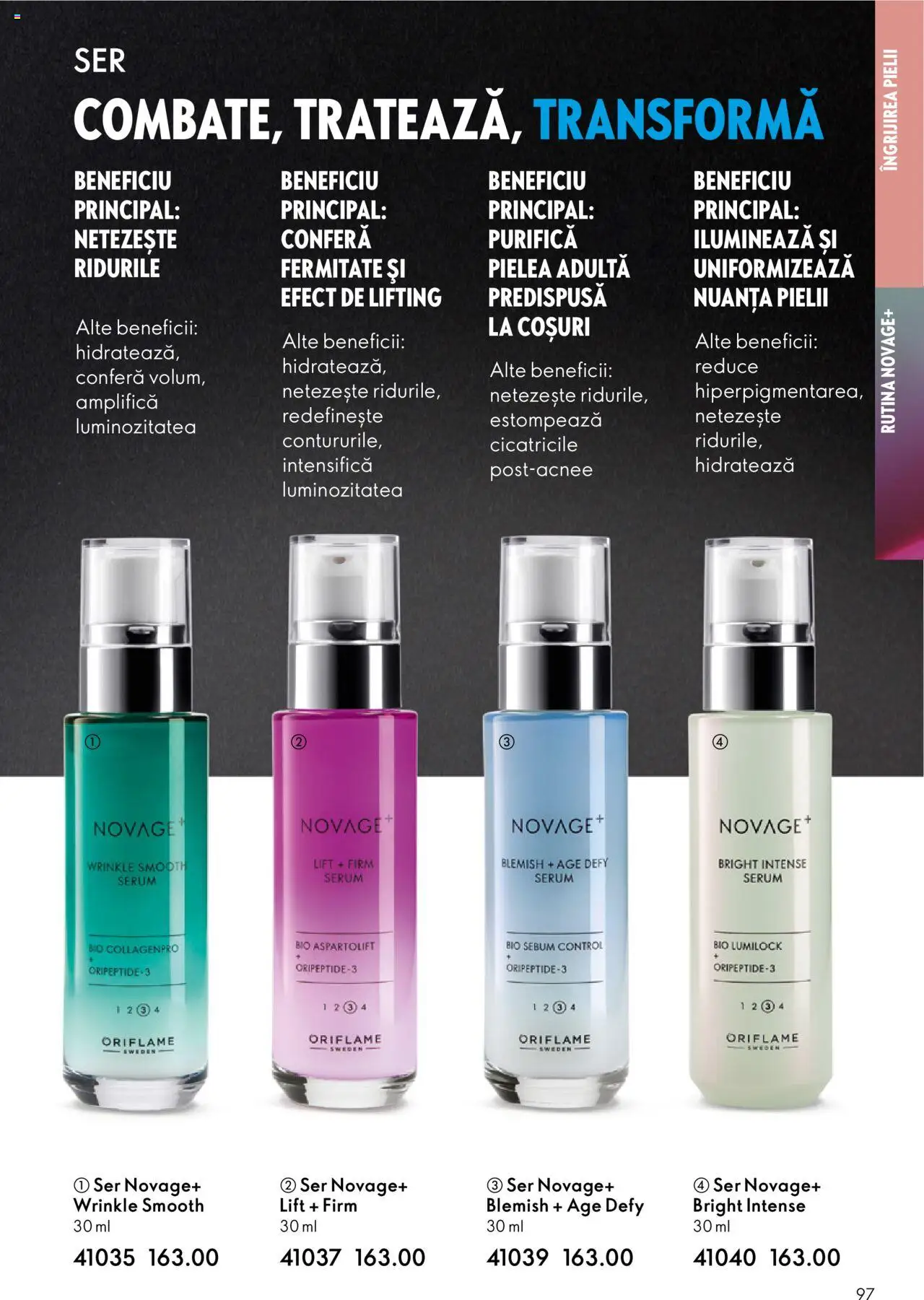 Noul catalog Oriflame – valabil de la 01.10.2025 | Pagină: 97 | Produse: Şerit ödül, Serum