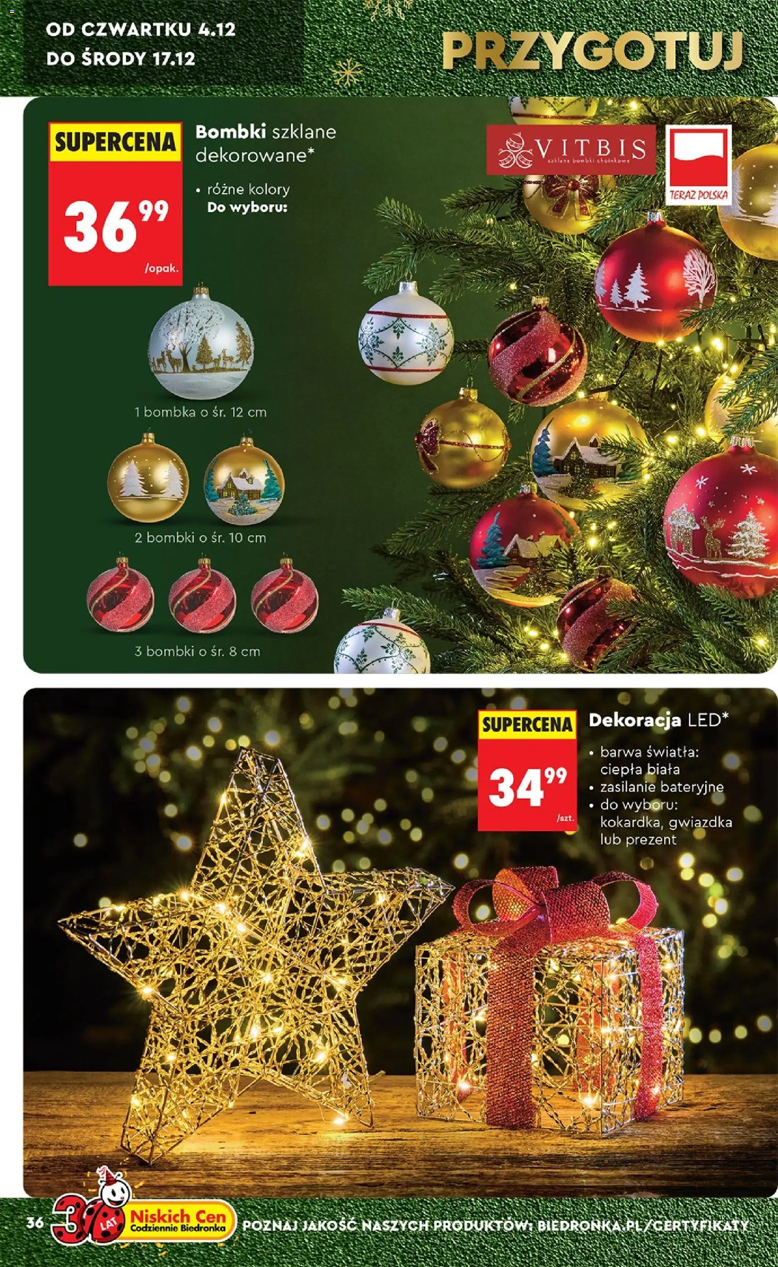 Biedronka gazetka - Hity i inspiracje od 29.11.2025 | Strona: 36