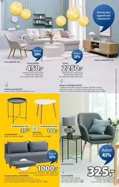 JYSK Gazetka od 30.07.2025 | Strona: 5 | Produkty: Fotel, Kanapa, Stolik kawowy