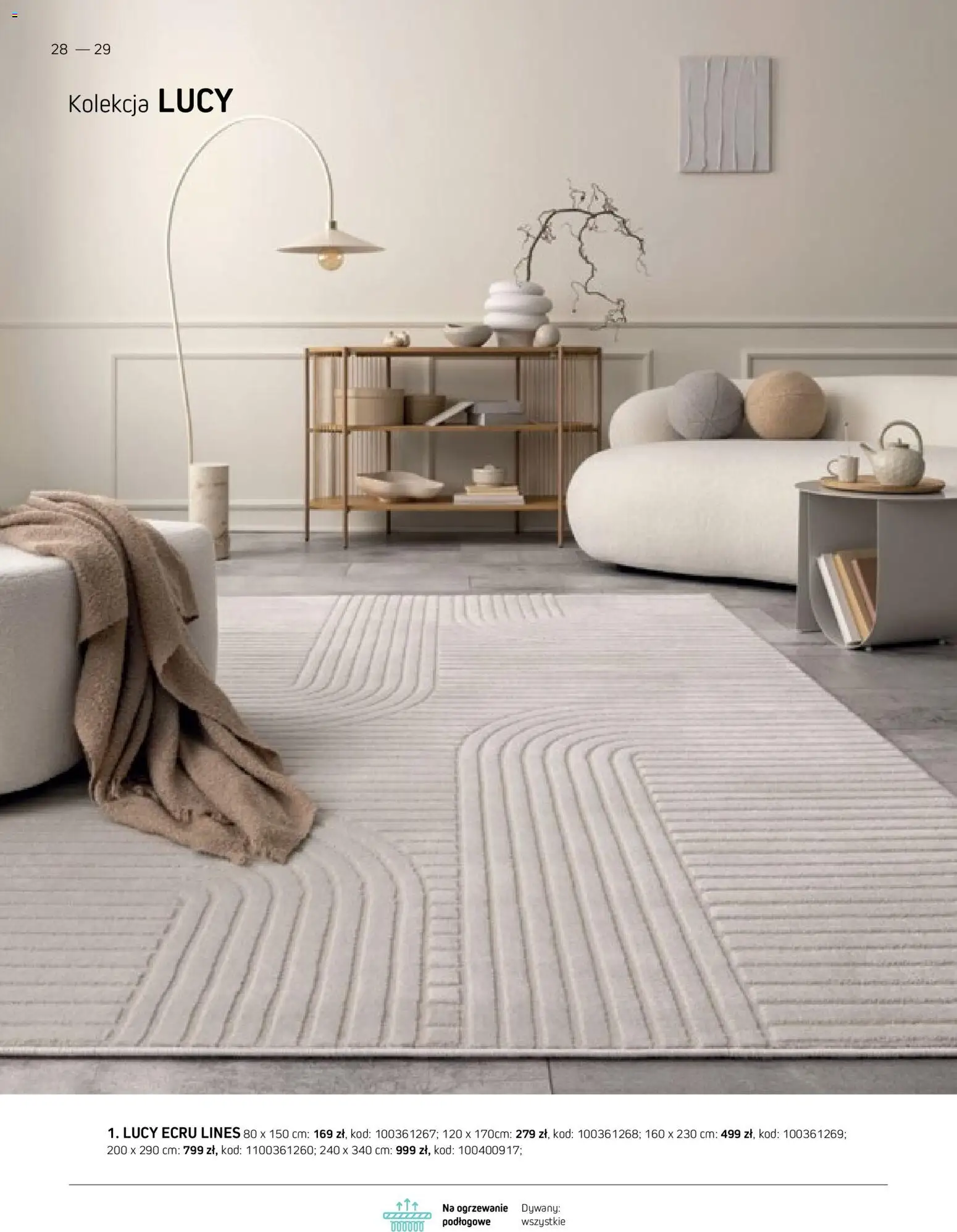 Komfort gazetka - Katalog dywanów od 17.03.2026 | Strona: 28 | Produkty: Dywany