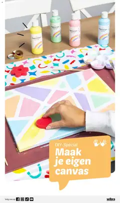 Wibra folder - Voorbeeld van een folder van Wibra, geldig van 16.10.2025 | Pagina: 6 | Producten: Canvas