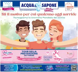 Anteprima del volantino Acqua e Sapone Sorriso catalogo valido a partire dal 06.10.2025