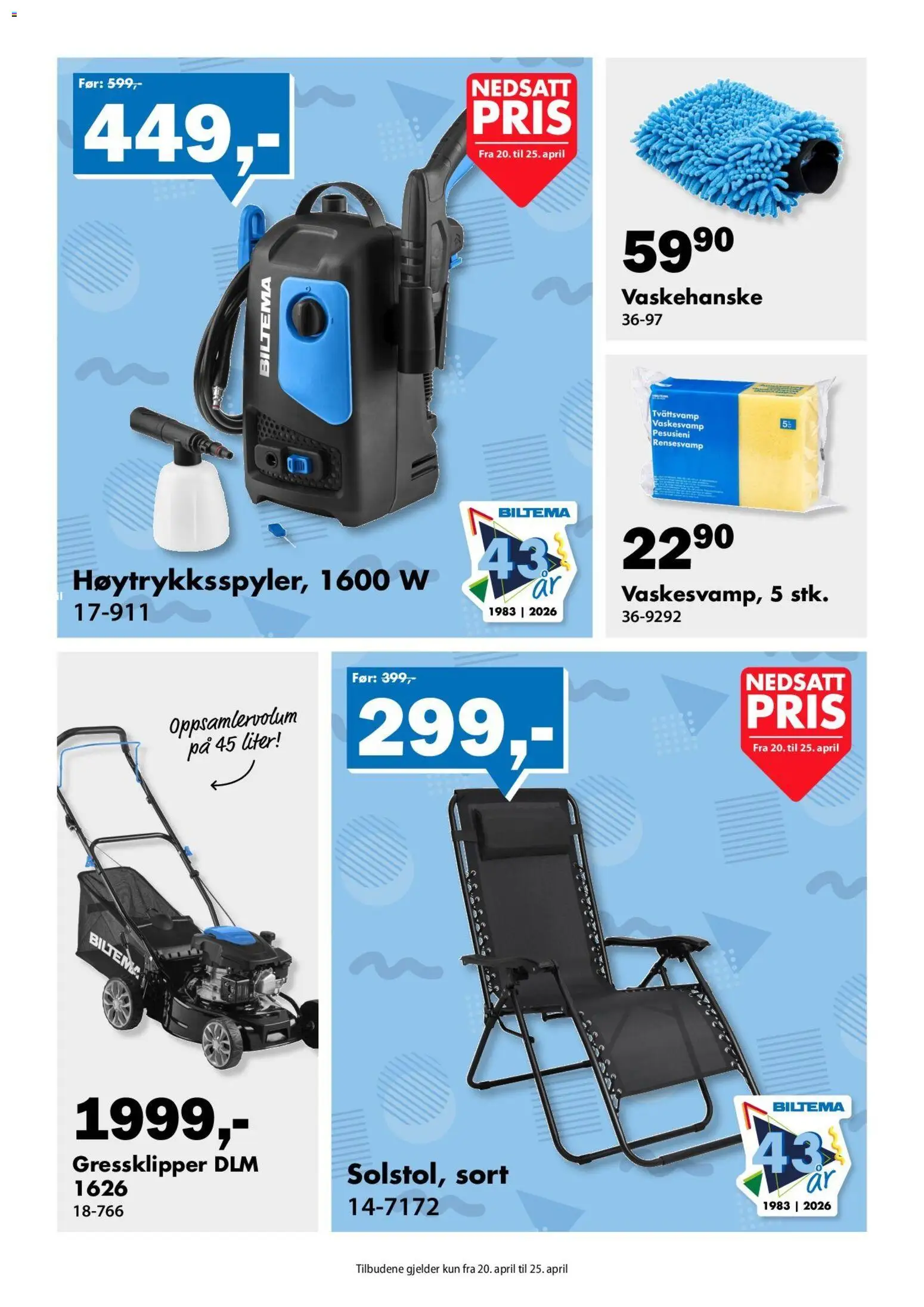 {H1} | Side: 5 | Produkter: Vaskesvamp, Gressklipper