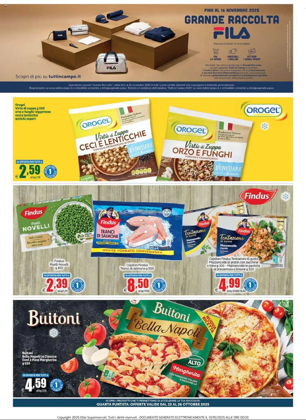 Volantino Elite Supermercati del 13.10.2025 | Pagina: 7 | Prodotti: Lenticchie, Mazzancolle, Limone, Pomodori