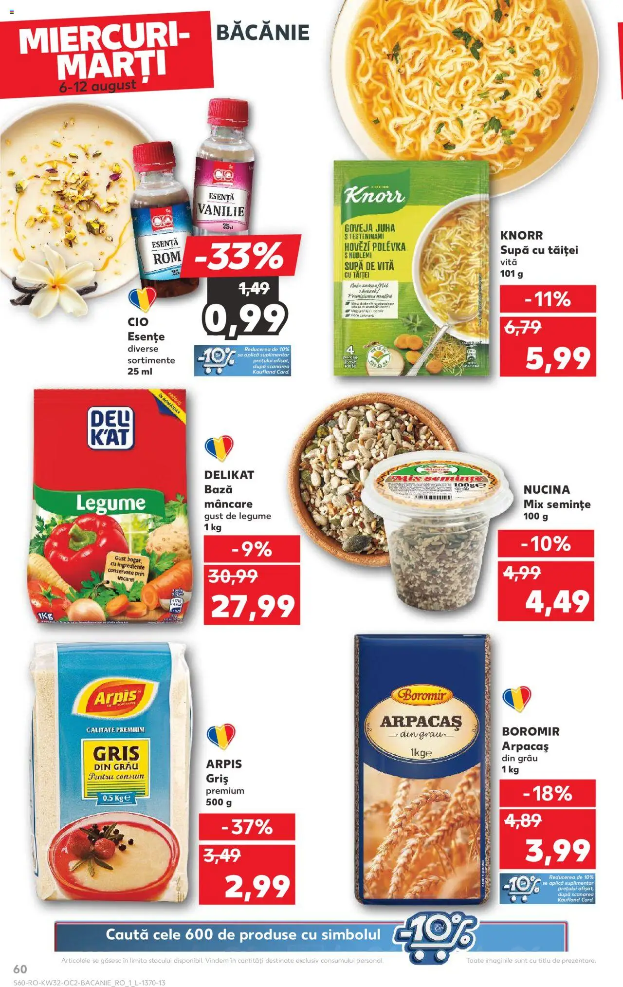 Catalog Kaufland - Tulcea – valabil de la 06.08.2025 | Pagină: 60 | Produse: Semințe, Legume