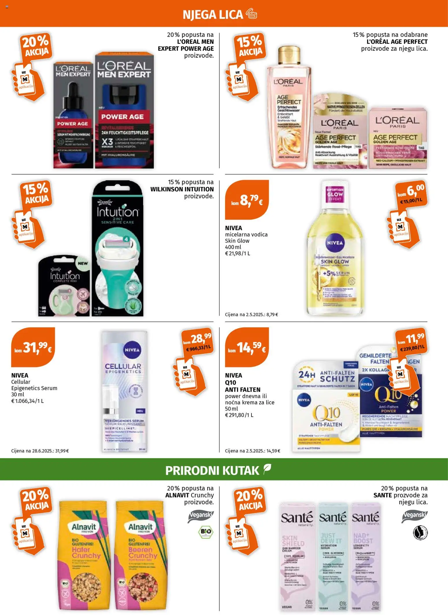 Müller katalog | vrijedi od 20.04.2026 | Stranica: 3 | Proizvodi: Krema za lice, Noćna krema, Krema, Nivea
