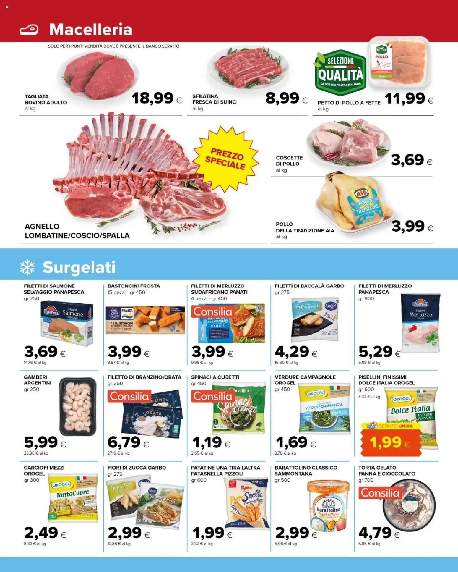 Volantino Tigre del 25.03.2026 | Pagina: 8 | Prodotti: Salmone, Patatine, Suino, Mango