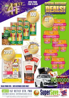 Super Save specials catalogue – valid from 09.10.2025 | Page: 9 | Products: Beans, Baked beans, Chicken, Seasoning