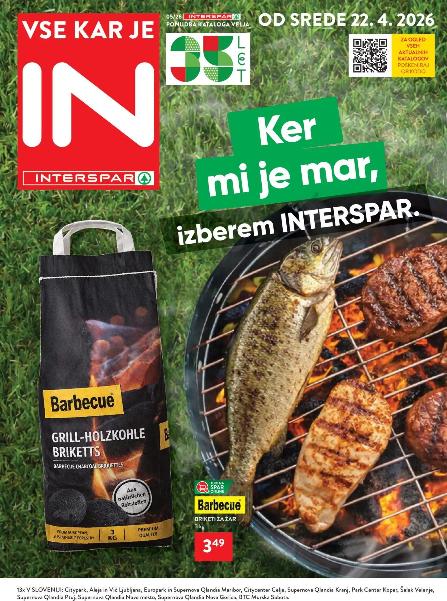 Novi Spar katalog ponudbe – veljaven od 22.04.2026 | Stran: 1 | Izdelki: Zar
