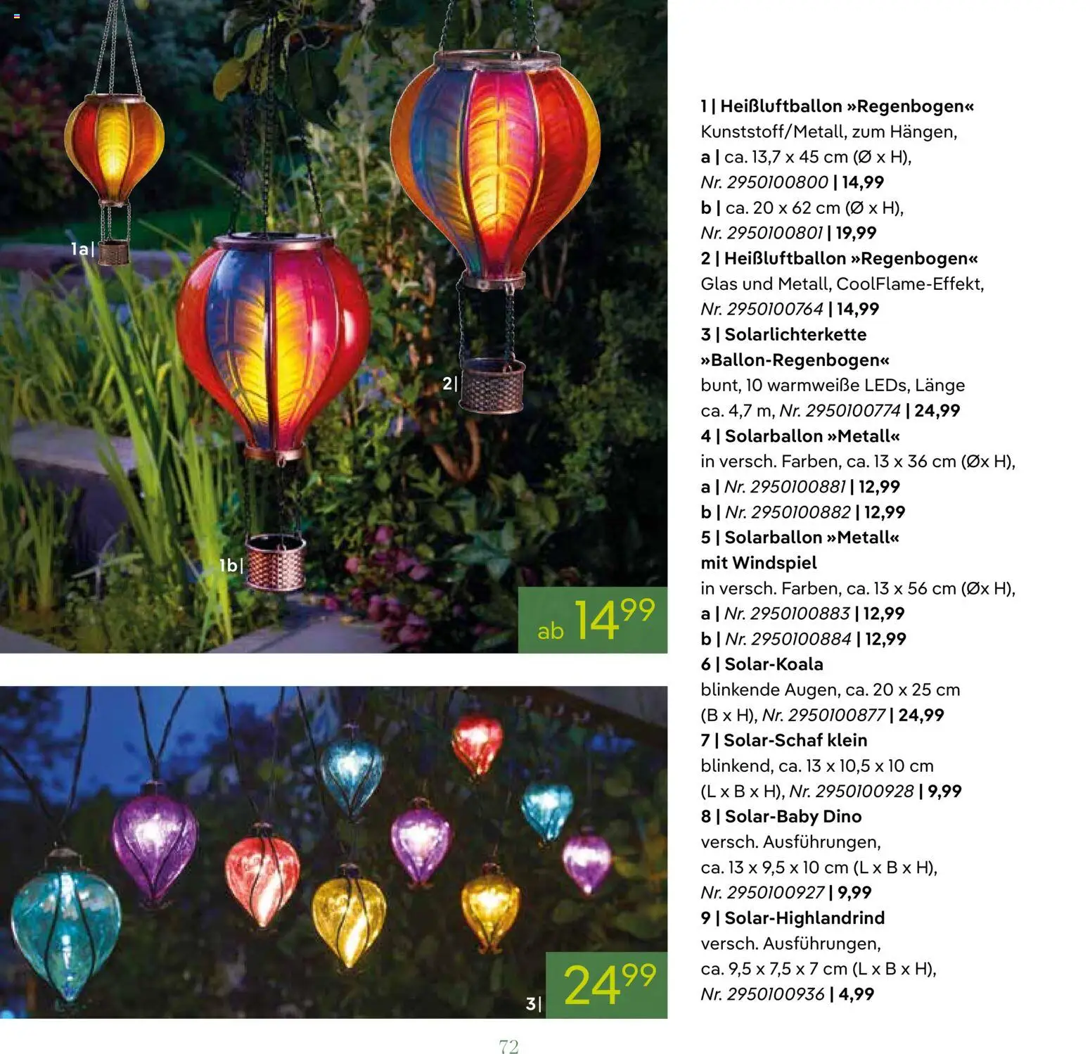 Pflanzen-Kölle GARTENMÖBEL 2026 – gültig ab 07.03.2026 | Seite: 72