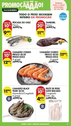 Pré-visualização FILETE DE PEIXE GATO RISCADO, Congelado Emb. 1kg válido de 13.03.2026 | Página: 3