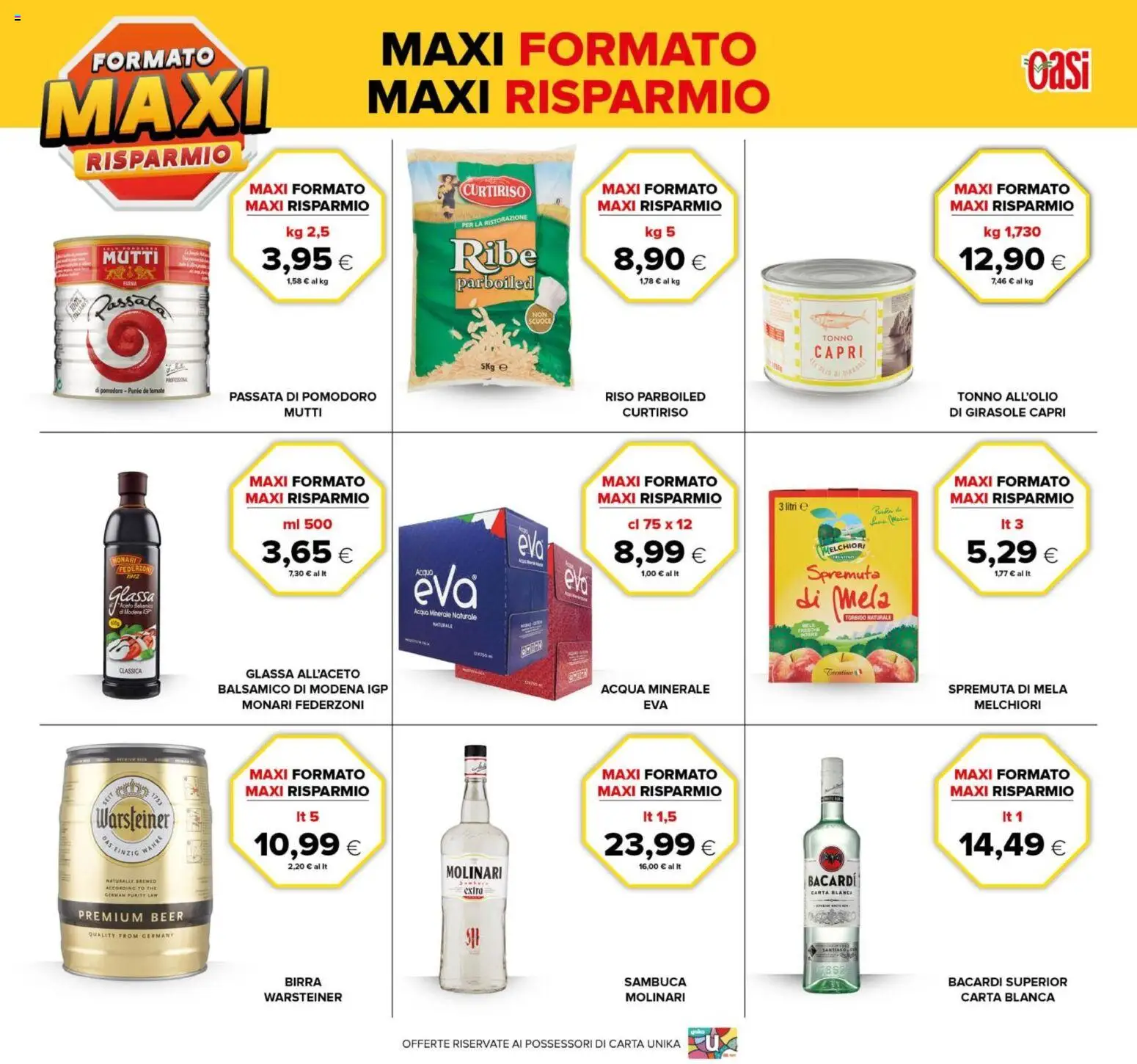 Volantino Oasi del 21.11.2025 | Pagina: 23 | Prodotti: The, Mutti, Acqua minerale, Glassa